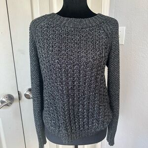 Calvin Klein Jeans Charcoal Black & Gray Crewneck Sweater